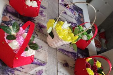 Košíčky s růžemi