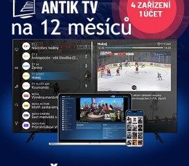 Voucher na 12 měsíců internetové televize