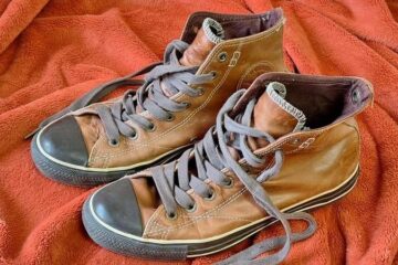 KOŽENÉ KOTNÍKOVÉ TENISKY CONVERSE vel.7,5 ( 41 )