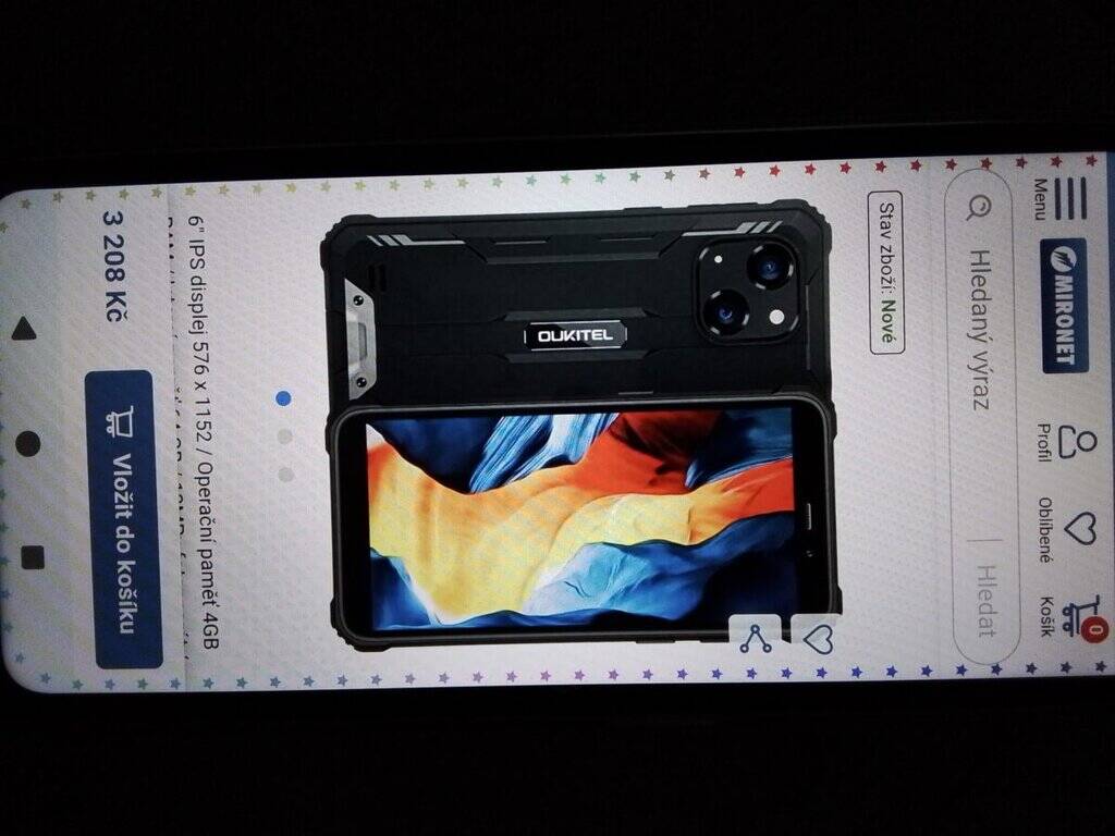 Robustní mobil s odolností IP68/IP69K.