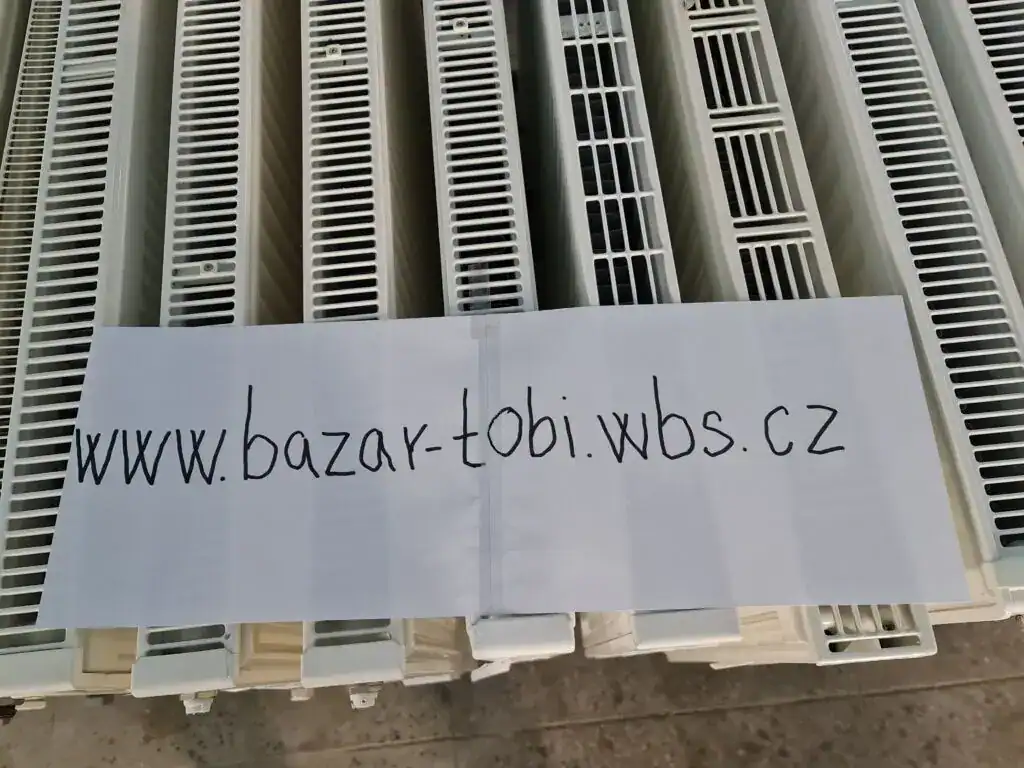 Radiátory k prodeji, použité, vhodné pro vytápění. Nabízíme různé typy a velikosti za výhodné ceny.