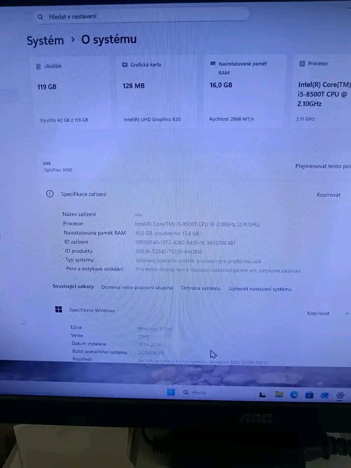 Bazar, nabídka, prodej, nabízím, prodám počítač s Windows a Intel Core i5.