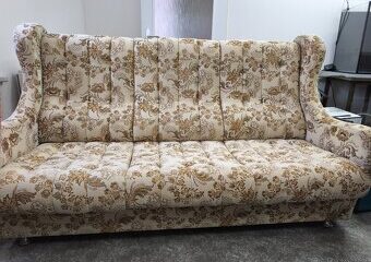 Sedací souprava (gauč, 4x křeslo, 2x stůl, 2x taburet)