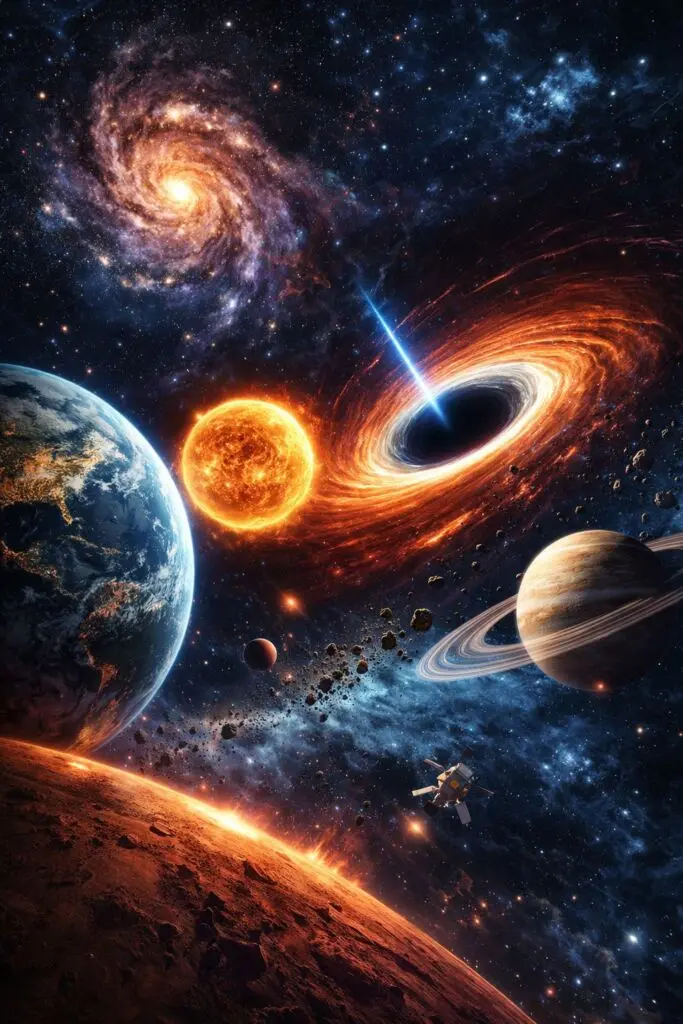 Vesmír: Fascinující tajemství, která vás dostanou!