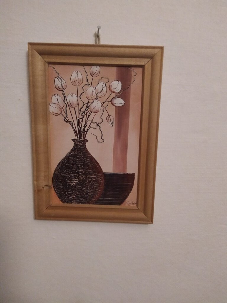 Bazar, nabídka, prodej, nabízím, prodám květinovou dekoraci v rámu.