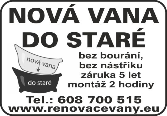 Bazar, nabídka, prodej, nabízím, prodám novou vanu do staré koupelny bez bourání.