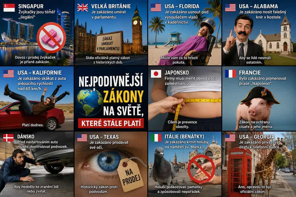 Nejpodivnější zákony na světě, které stále platí!